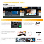 XTRONS IMHP9453B 9 Inch Android 14 Car Stereo for BMW X5 E53