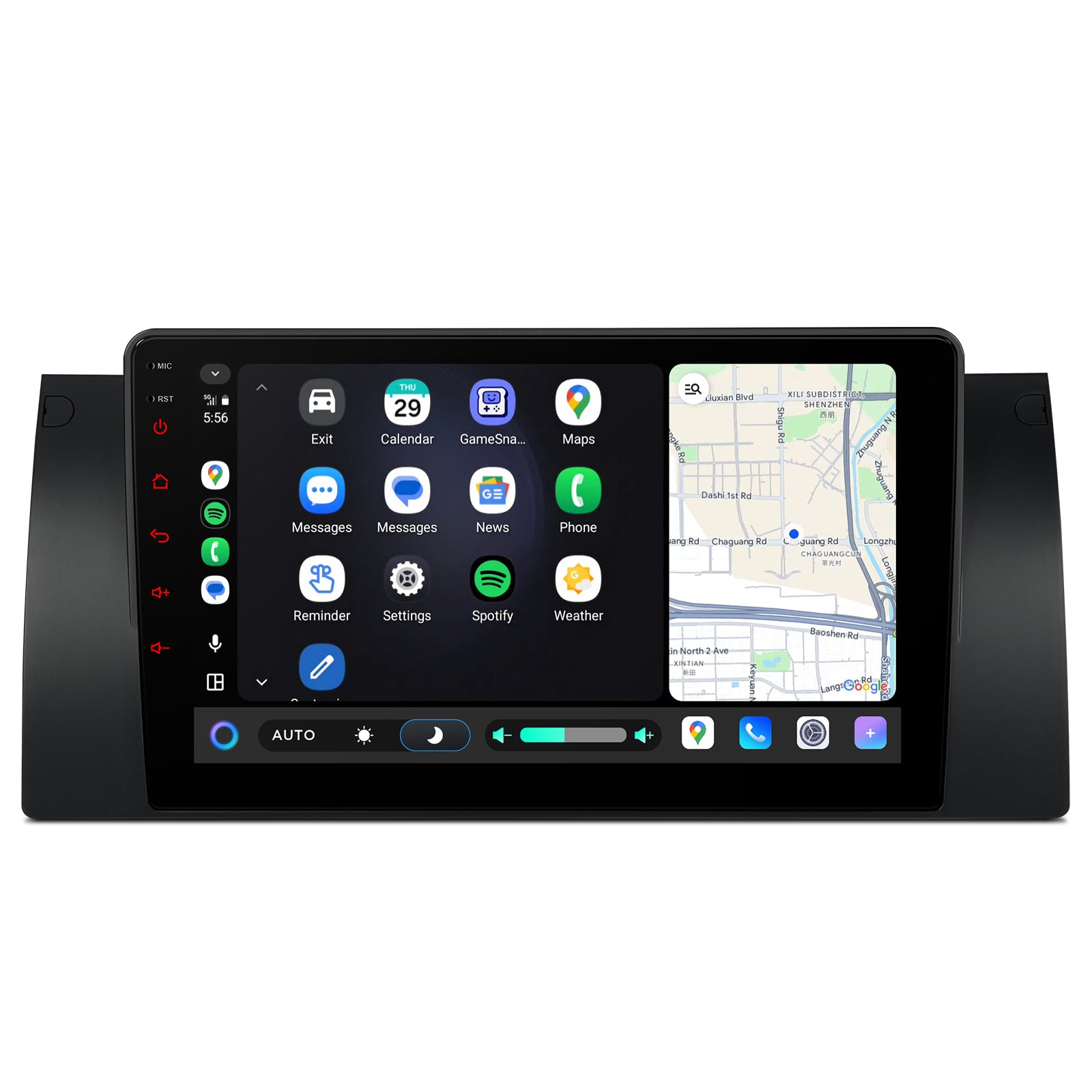 XTRONS IMHP9453B 9in Android 14 Car Stereo for BMW X5 E53