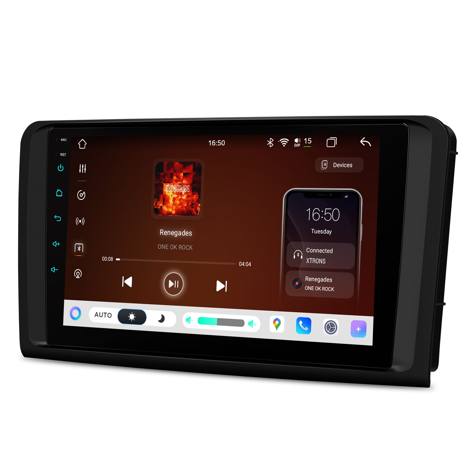 XTRONS IMHP94M164 9in Android Car Stereo Wireless CarPlay for Mercedes ML GL 2005-2012