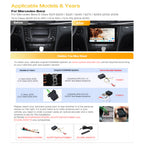 XTRONS 9in Android 14 Wireless CarPlay Stereo for Mercedes-Benz E/CLS-Class