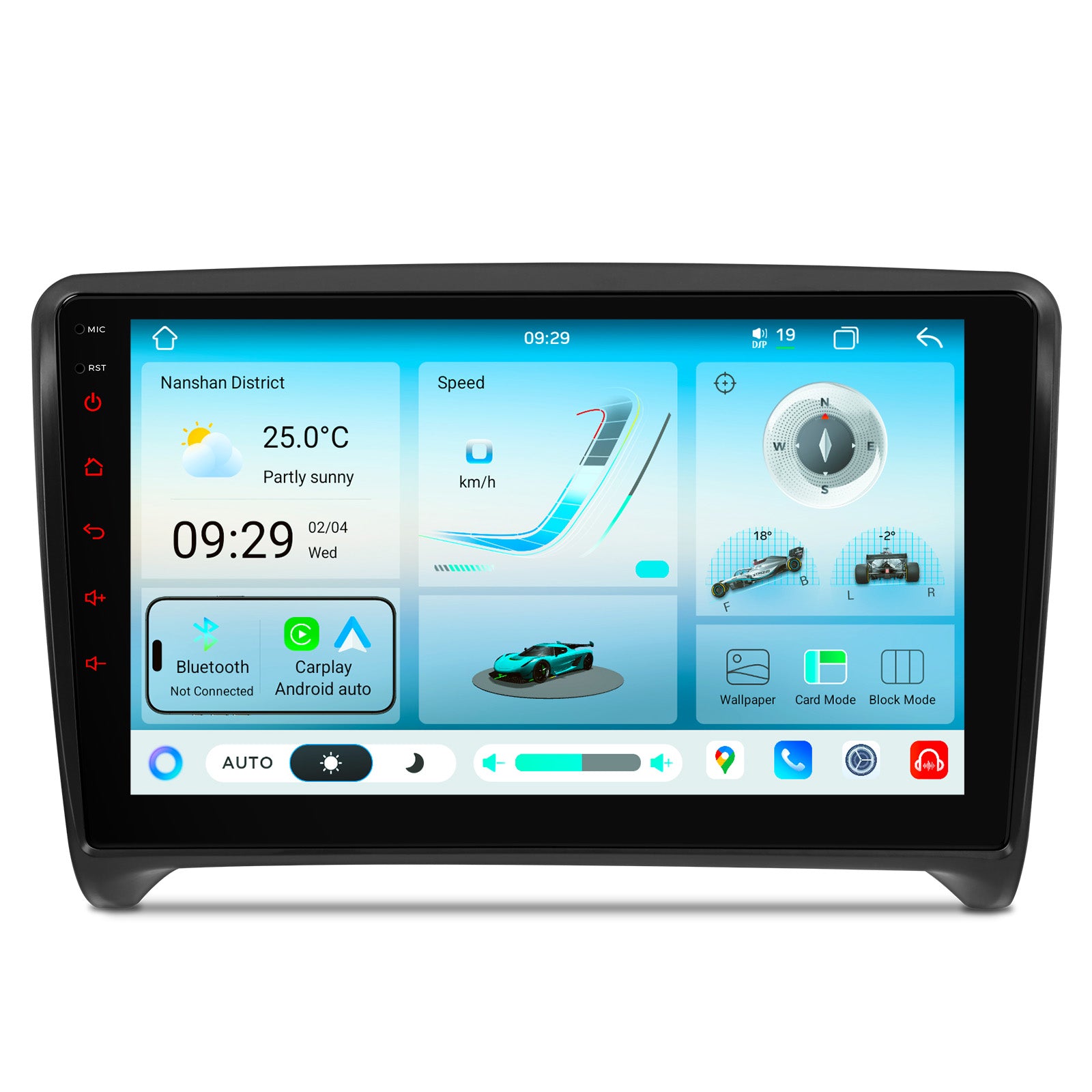 XTRONS IMHP94TTA 9" Android 14 Car Stereo for Audi TT 128GB