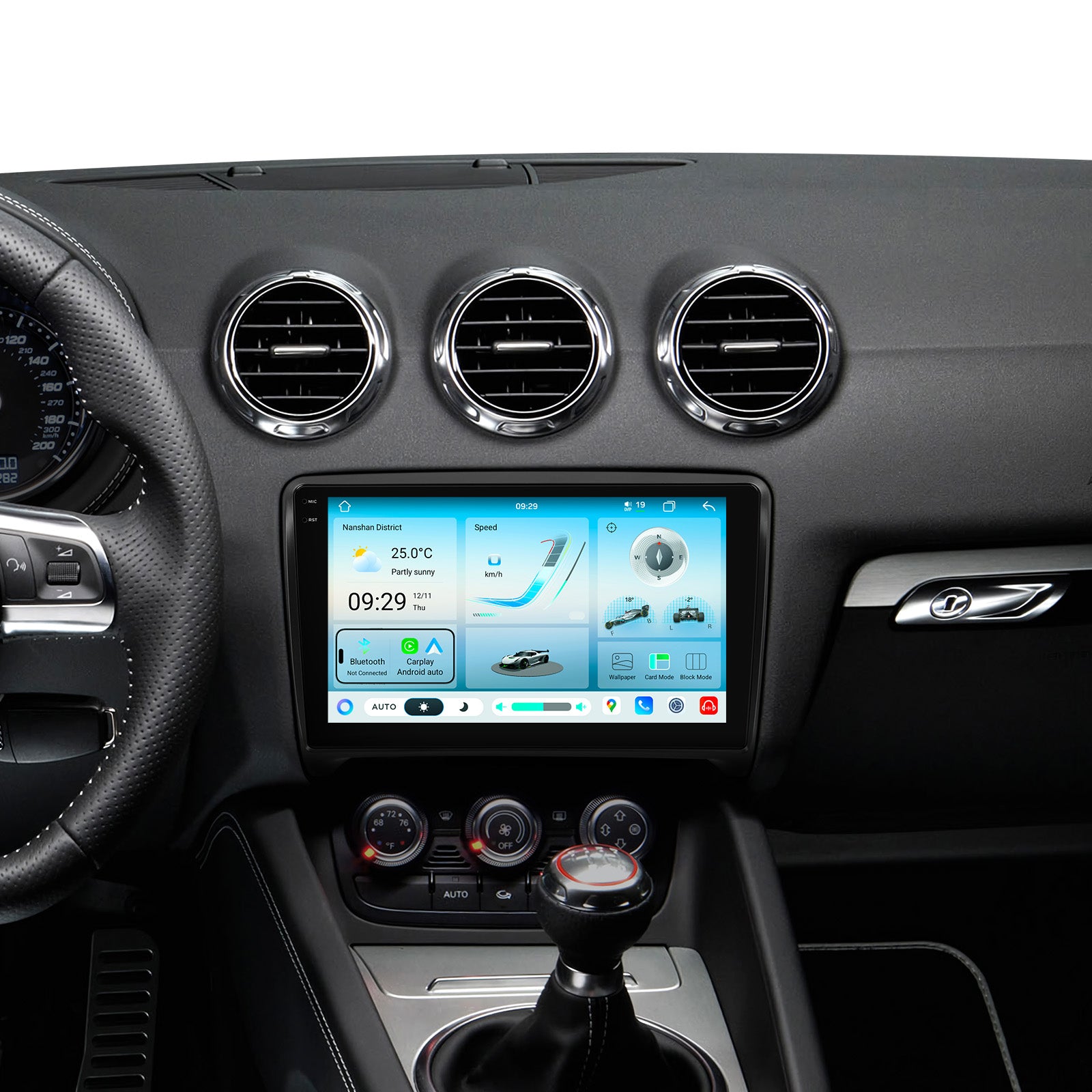 XTRONS IMHP94TTA 9" Android 14 Car Stereo for Audi TT 128GB