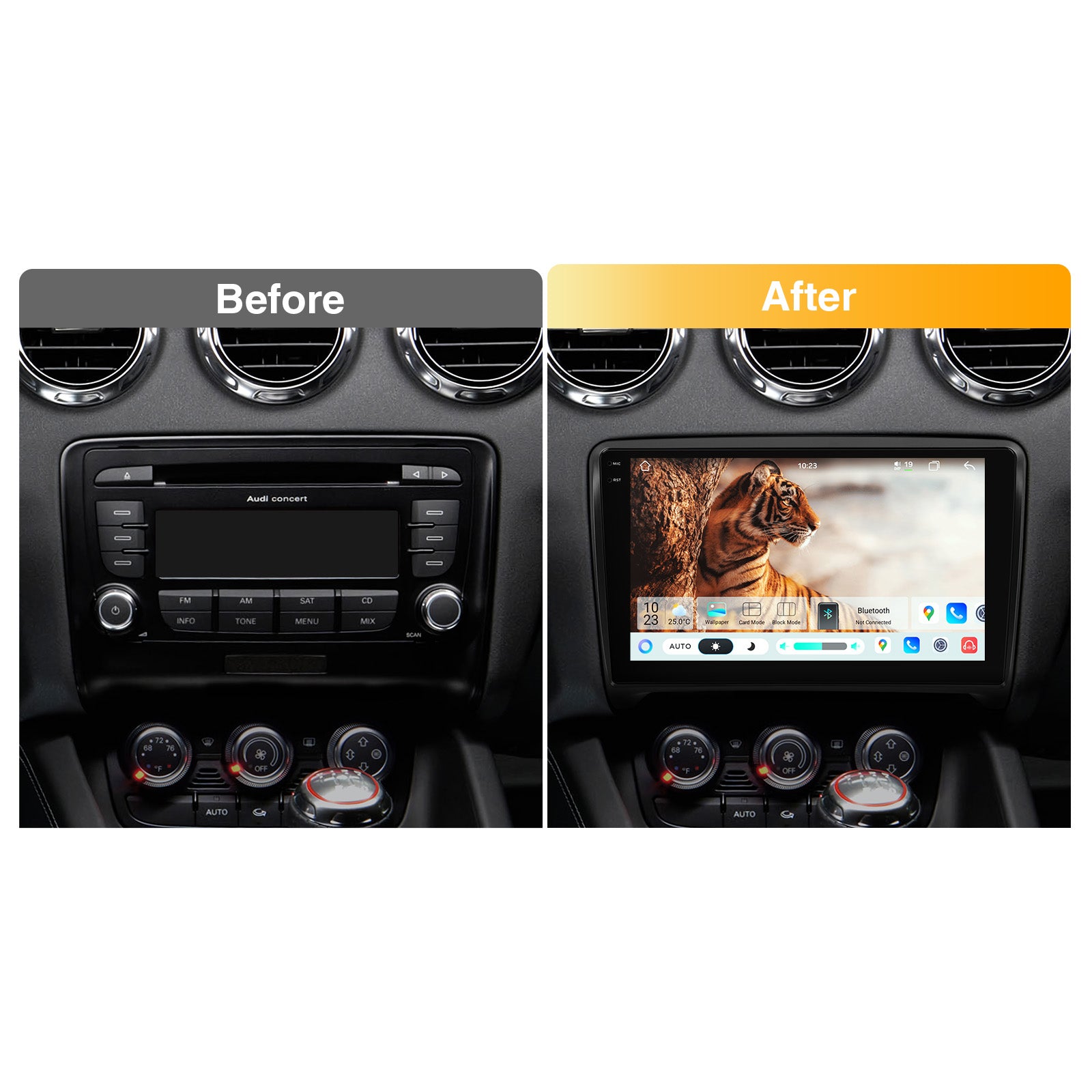 XTRONS IMHP94TTA 9" Android 14 Car Stereo for Audi TT 128GB