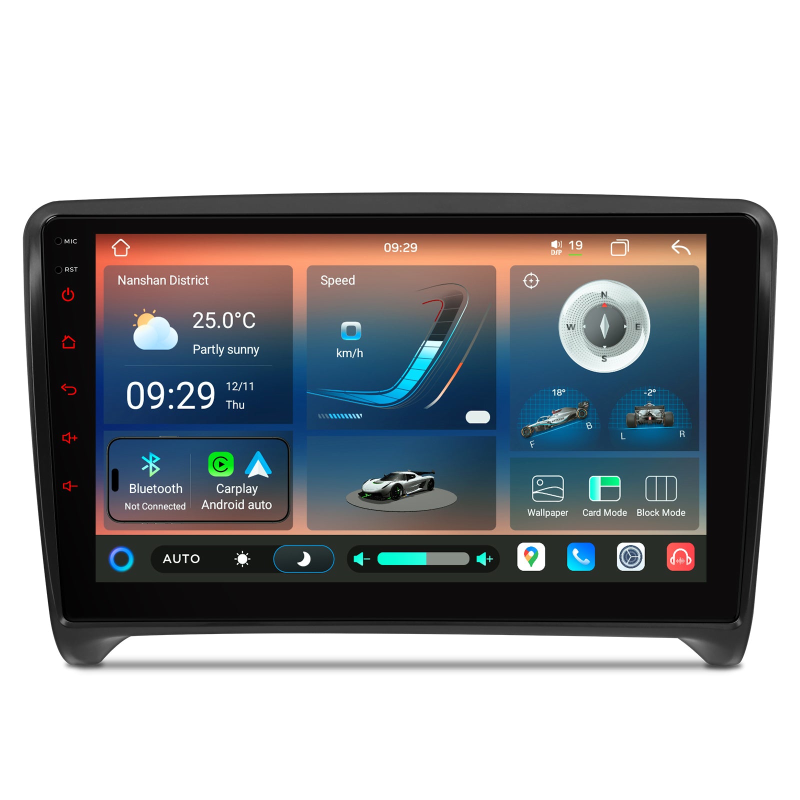 XTRONS IMHP94TTA 9" Android 14 Car Stereo for Audi TT 128GB