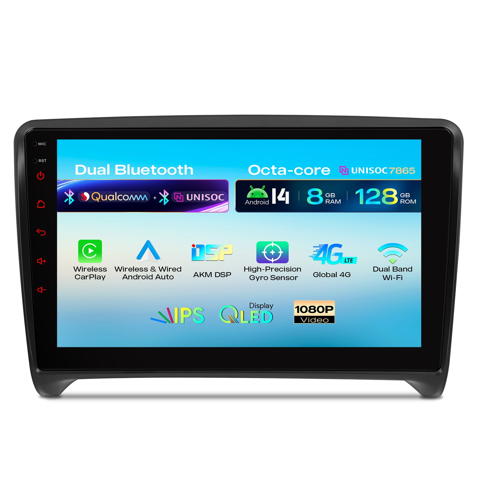XTRONS IMHP94TTA 9" Android 14 Car Stereo for Audi TT 128GB
