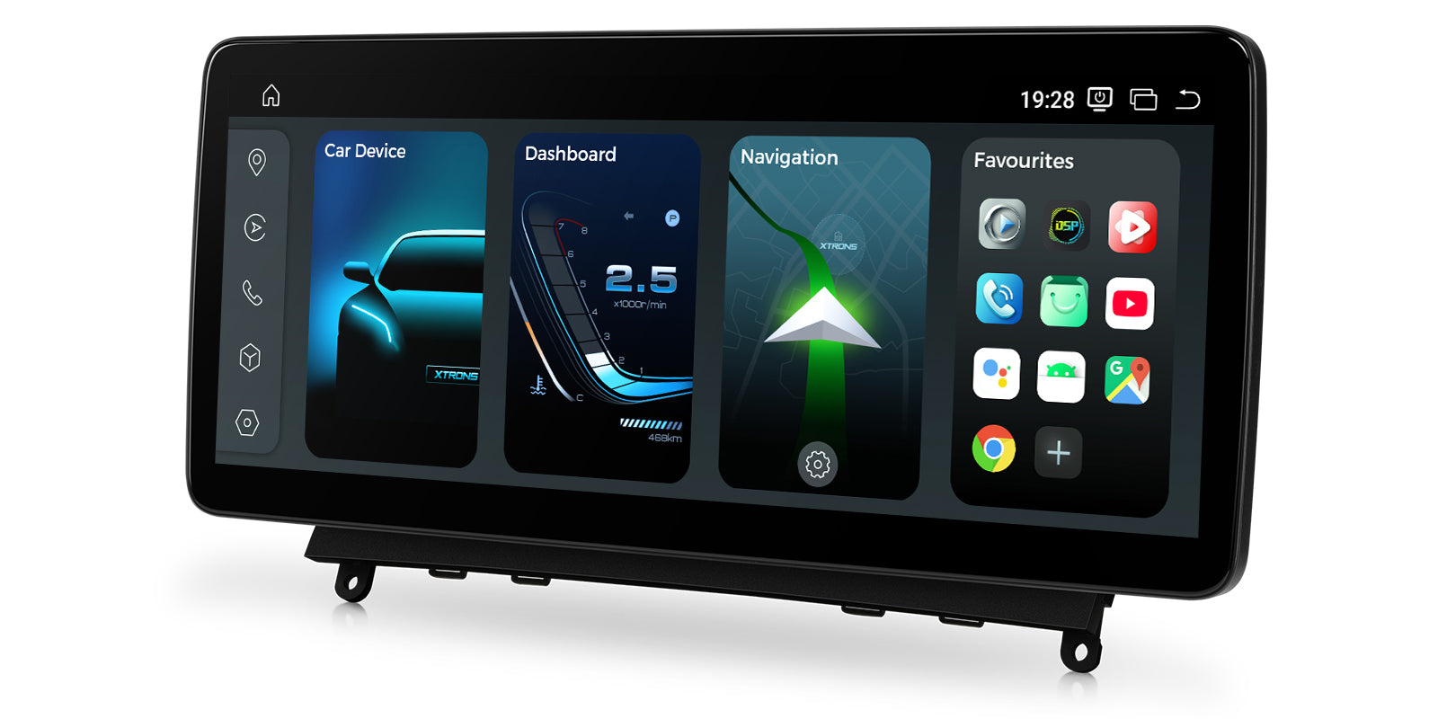 XTRONS QBMH2440M12C40 12.3in 2K Android Head Unit for Mercedes-Benz C-Class W204