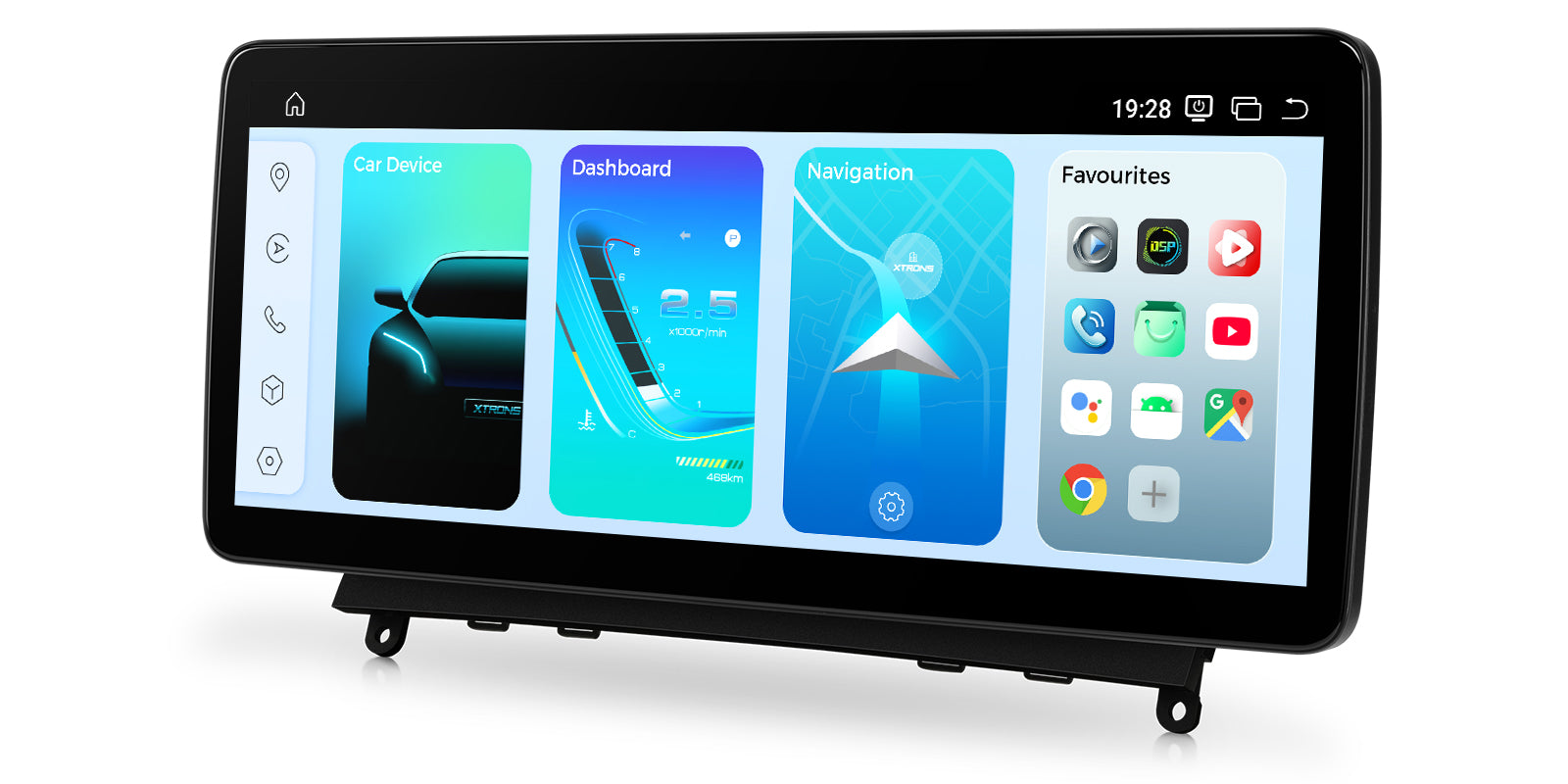 XTRONS QBMH2440M12C40 12.3in 2K Android Head Unit for Mercedes-Benz C-Class W204