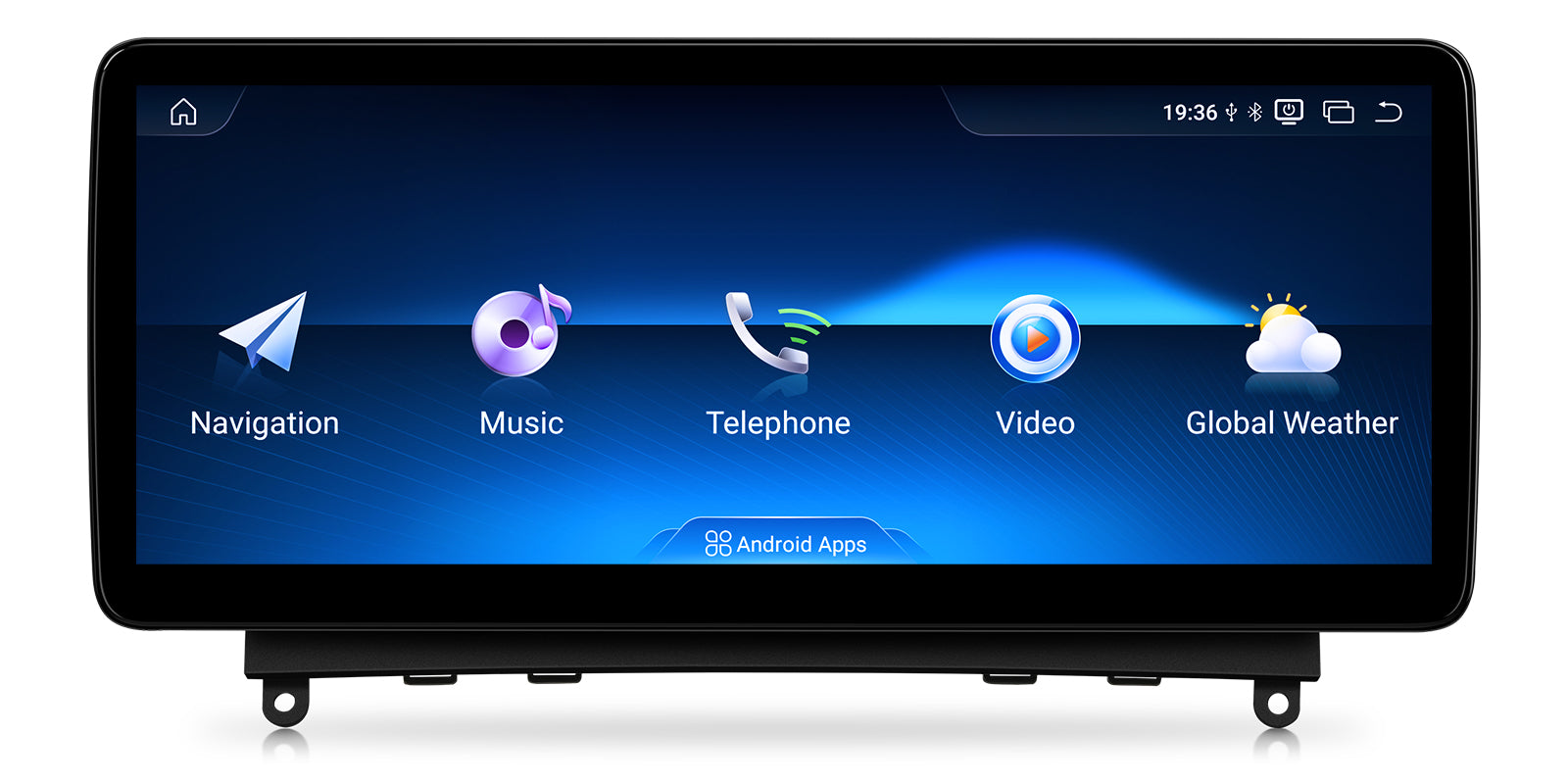 XTRONS QBMH2440M12C40 12.3in 2K Android Head Unit for Mercedes-Benz C-Class W204