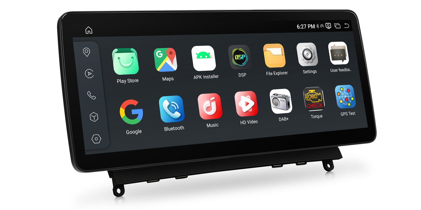 XTRONS QBM 12.3in 2K Nano Texture Android Head Unit for Mercedes C-Class W204