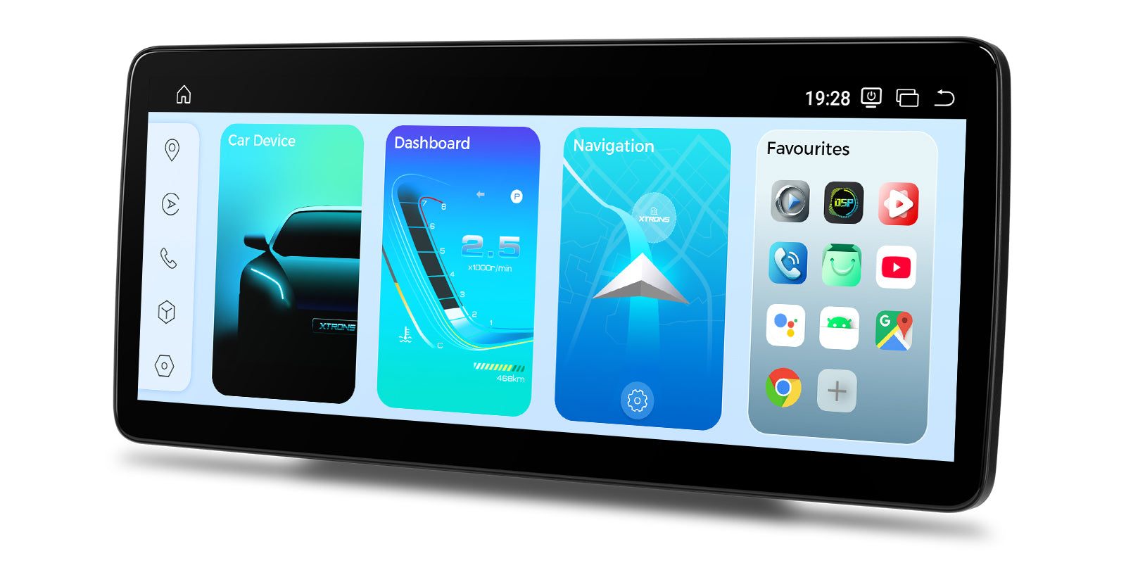 XTRONS QBMH2445 12.3" 2K Android Car Stereo for Mercedes-Benz