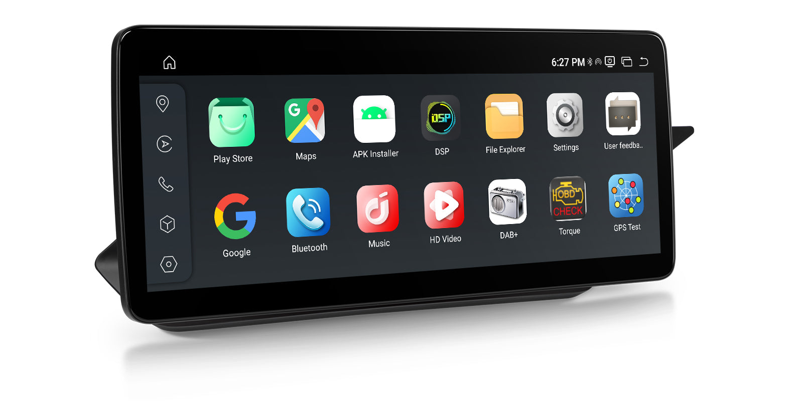XTRONS QBMH2445M12ER Android Head Unit 12.3in 2K Screen Mercedes-Benz E-Class