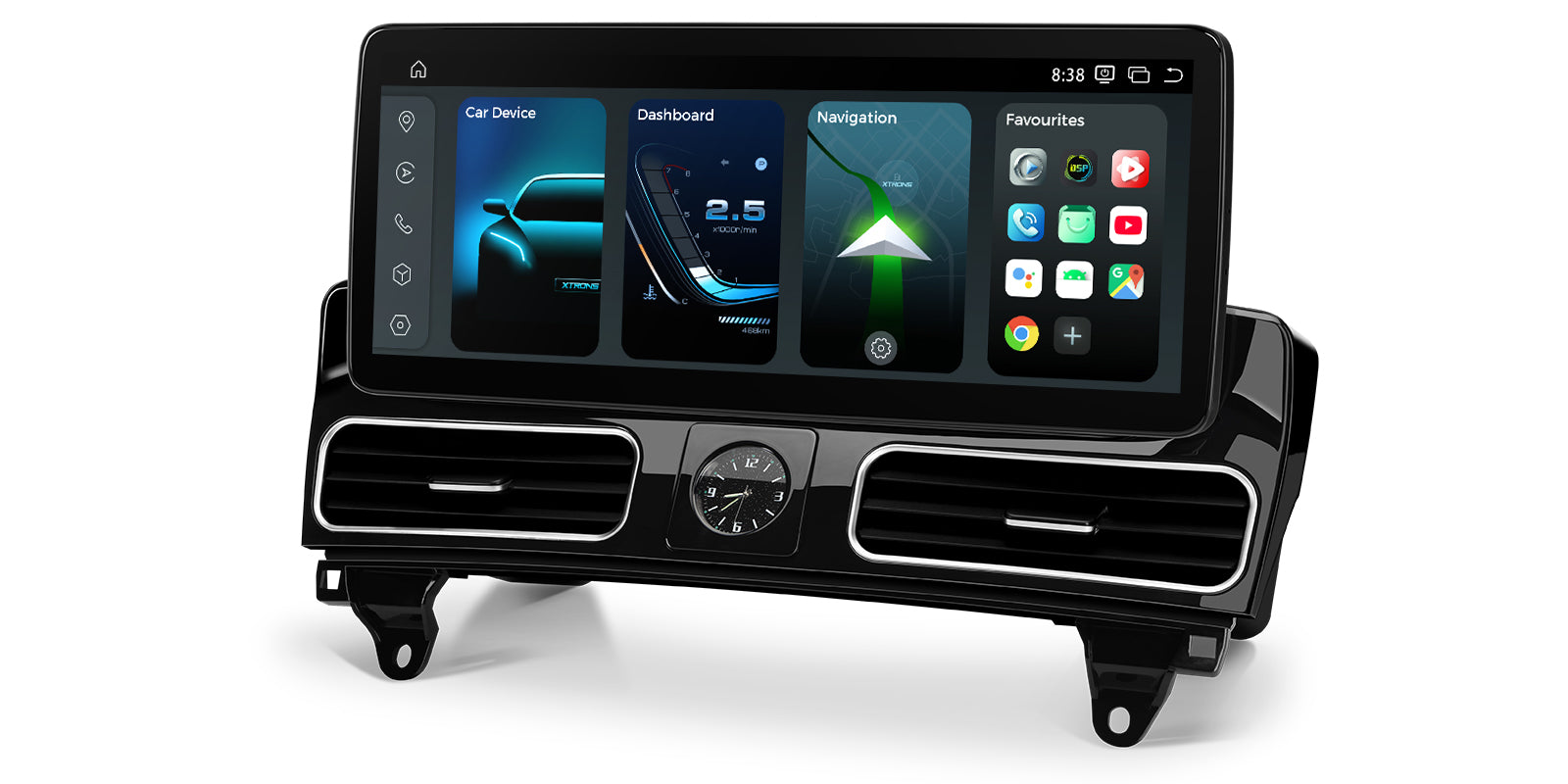XTRONS 12.3in 2K Android Head Unit for Mercedes ML W166 X166