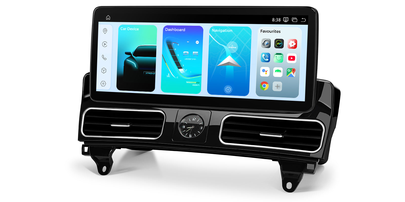 XTRONS 12.3in 2K Android Head Unit for Mercedes ML W166 X166