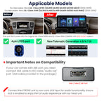 XTRONS QBMH2445M12ML45 12.3in 2K Android Head Unit for Mercedes ML W166 GL X166