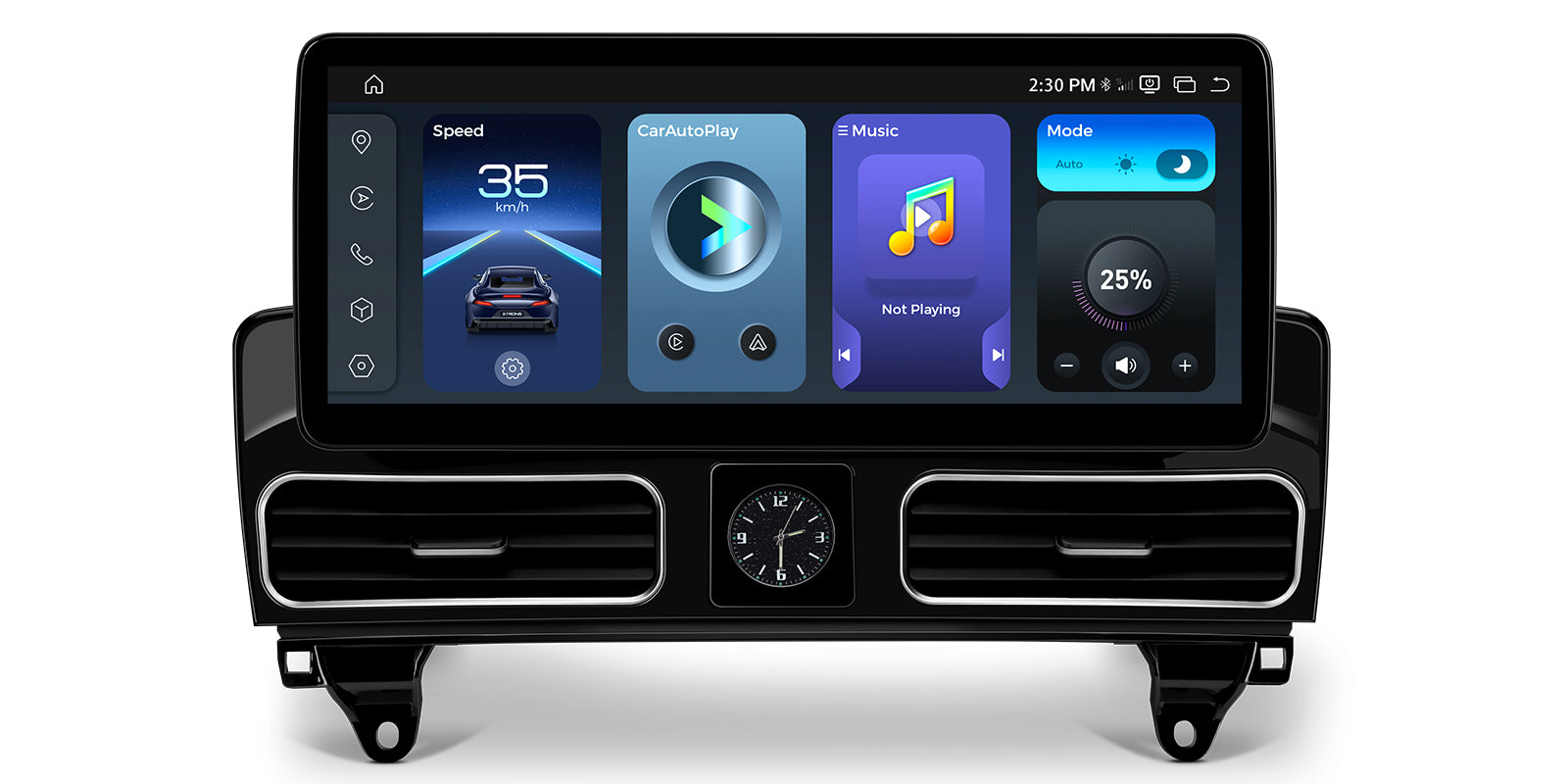 XTRONS 12.3in 2K Android Head Unit for Mercedes ML W166 X166