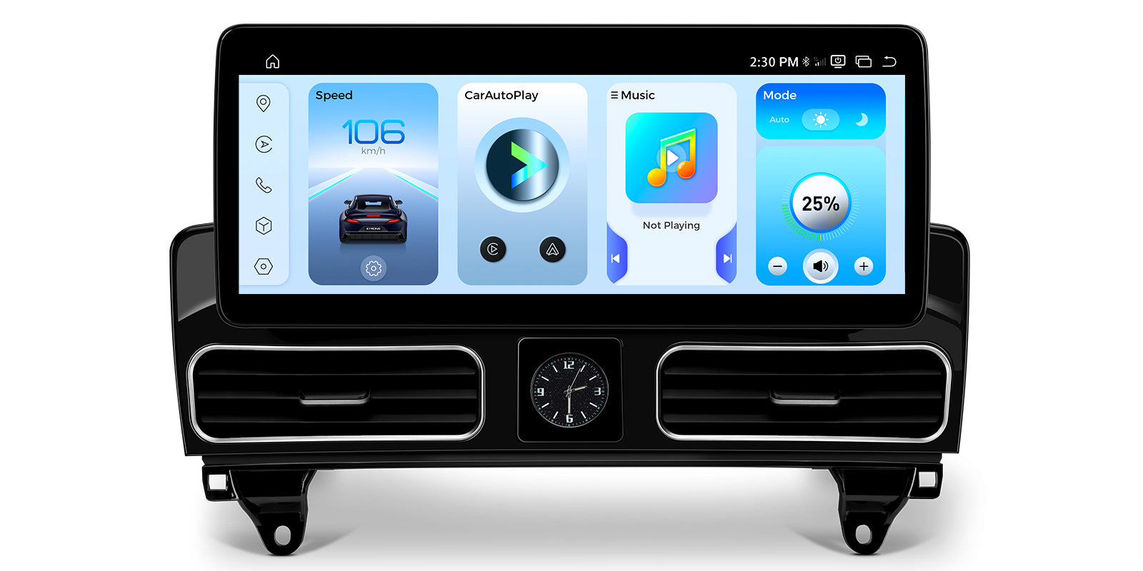 XTRONS 12.3in 2K Android Head Unit for Mercedes ML W166 X166