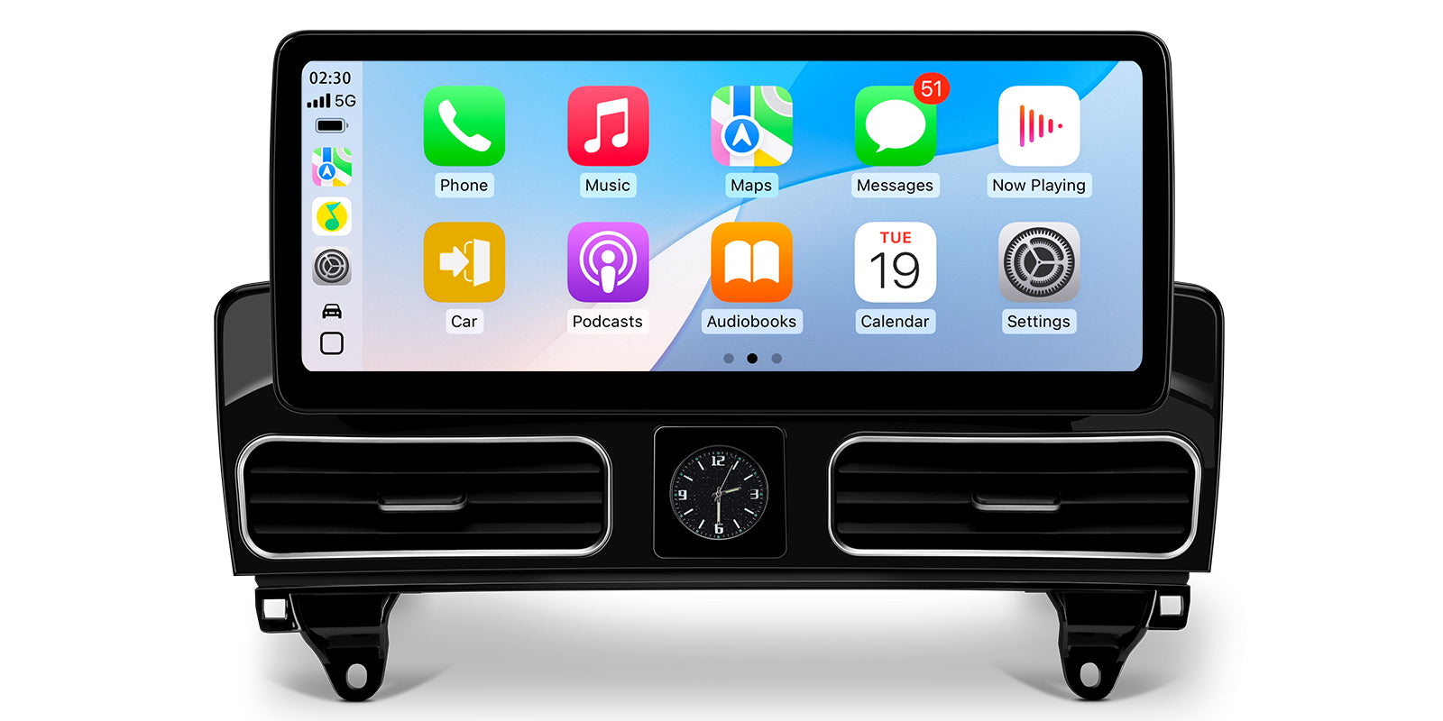 XTRONS QBMH2445M12ML45 12.3in 2K Android Head Unit for Mercedes ML W166 GL X166