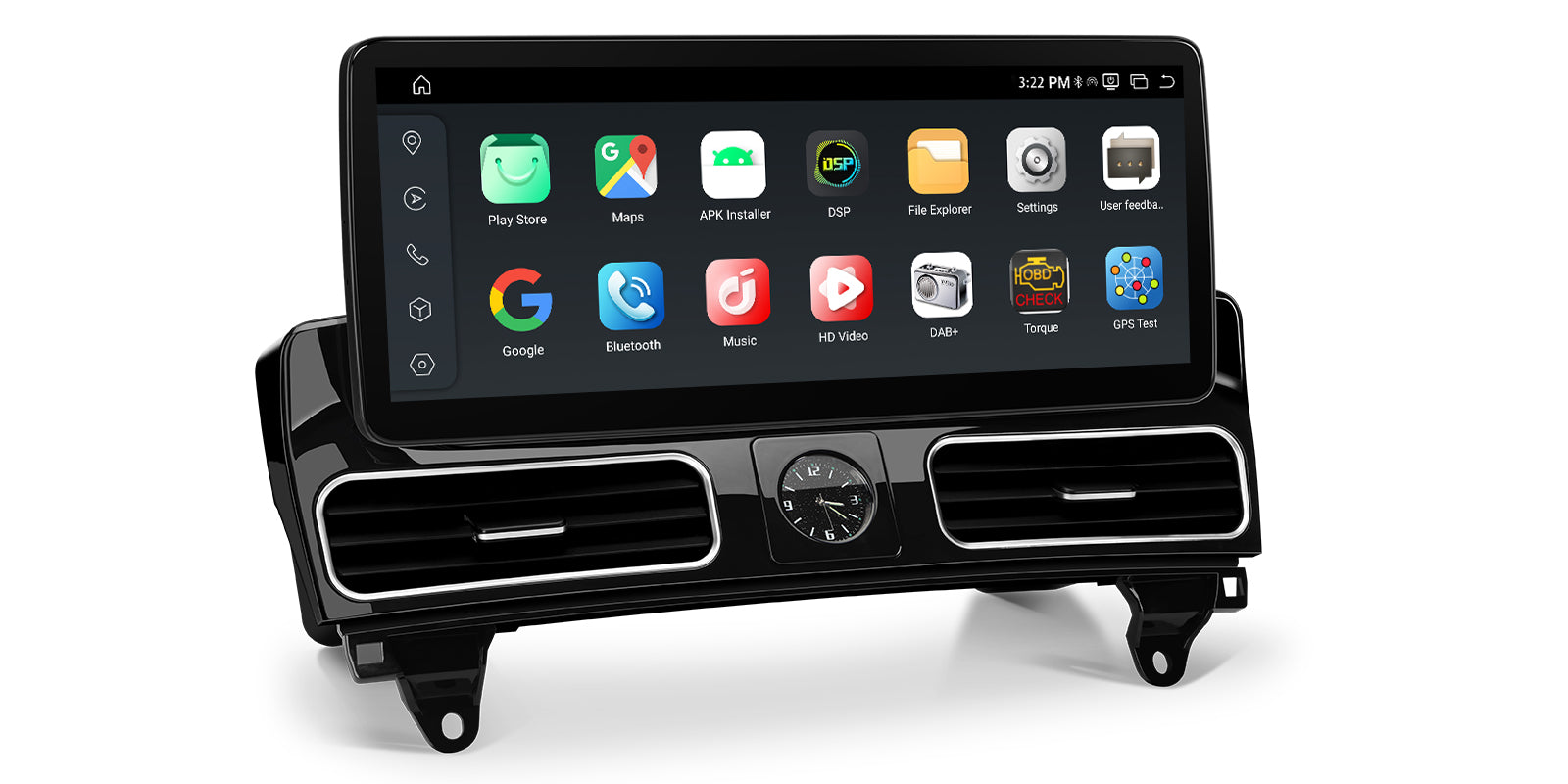 XTRONS QBMH2445M12ML45 12.3in 2K Android Head Unit for Mercedes ML W166 GL X166