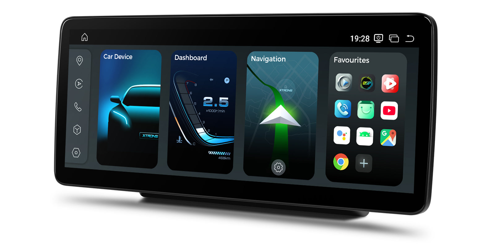 XTRONS 12.3" 2K Android 14 Car Stereo for Mercedes-Benz QBMH2450M12C5