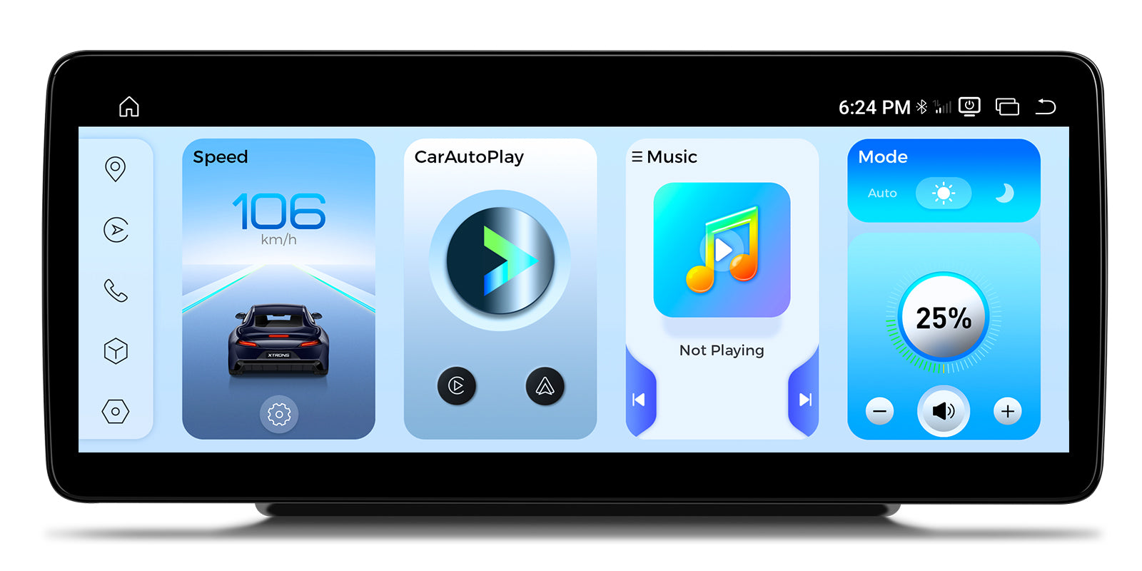 XTRONS 12.3" 2K Android 14 Car Stereo for Mercedes-Benz QBMH2450M12C5