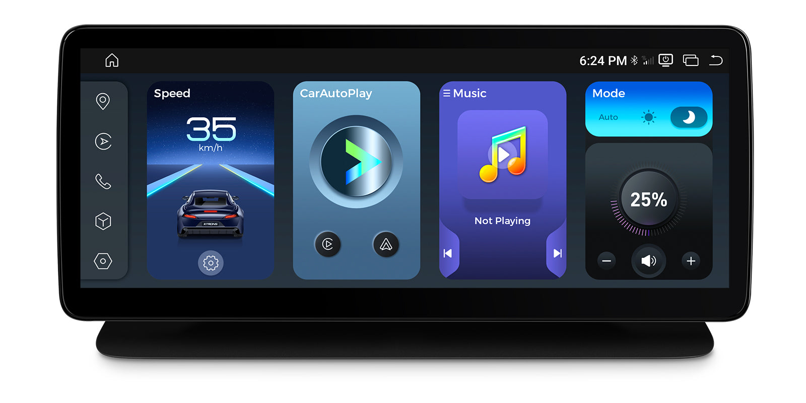 XTRONS QBMH2450M12CLS 12.3in 2K Android Head Unit for Mercedes CLS 2014-2017