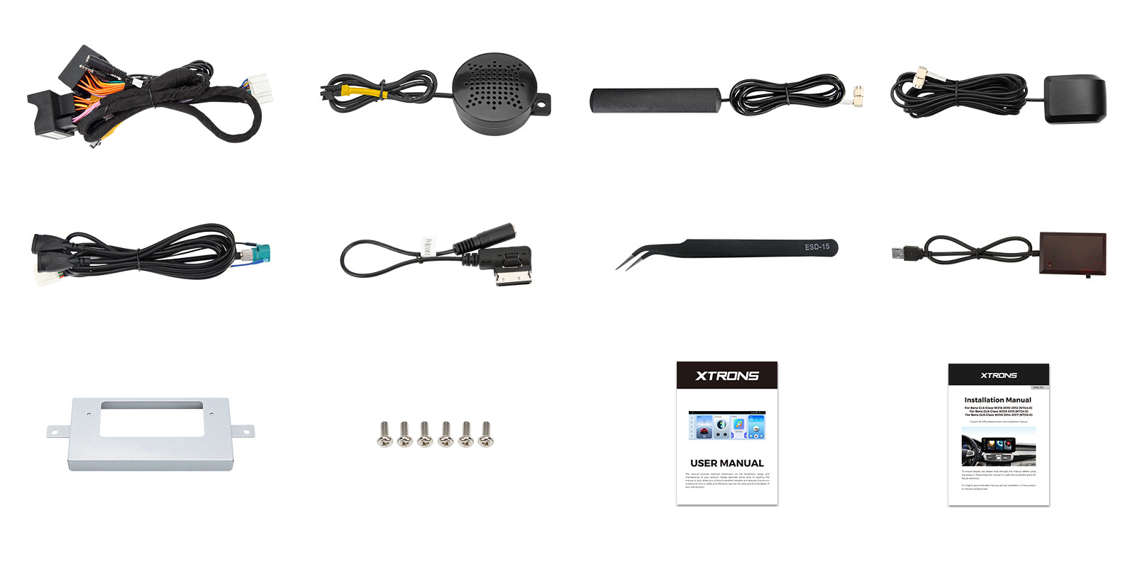 XTRONS QBMH2450M12CLS 12.3in 2K Android Head Unit for Mercedes CLS 2014-2017