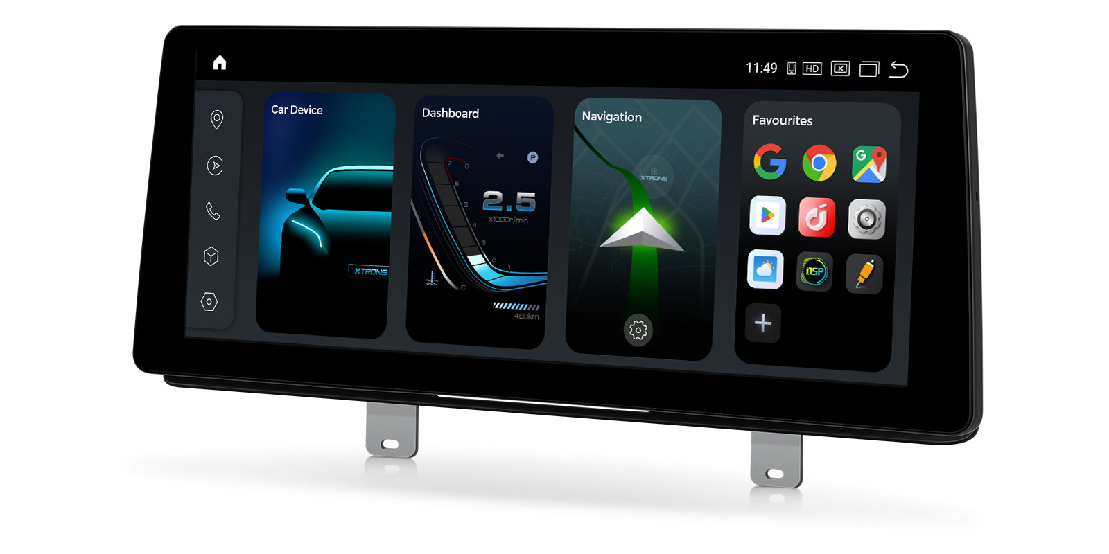 XTRONS QGBS25EVB12FVN 12.3" 2K Android Car Stereo for BMW 5 Series