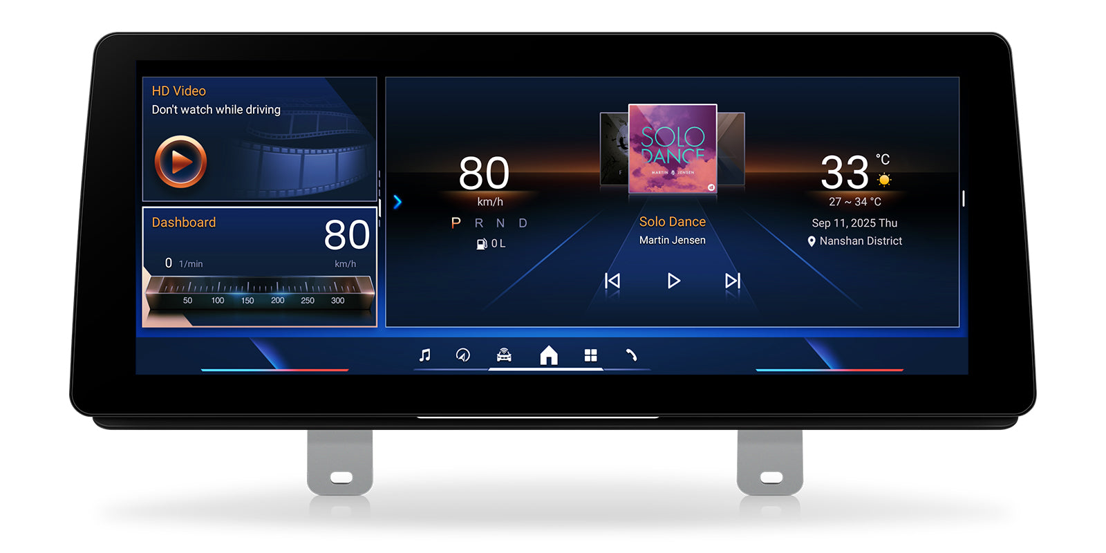 XTRONS QGBS25EVB12FVN 12.3" 2K Android Car Stereo for BMW 5 Series