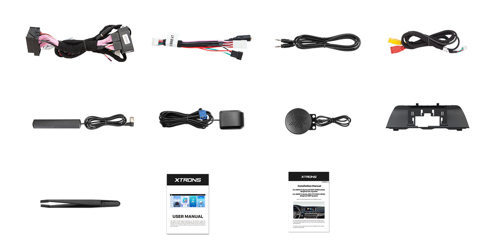 XTRONS QGBS25NB12FV 12.3" 2K Car Multimedia Navigation System for BMW 5 Series
