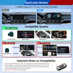 XTRONS QGBS25NB12FV 12.3" 2K Android Car Multimedia Navigation System for BMW 5 Series