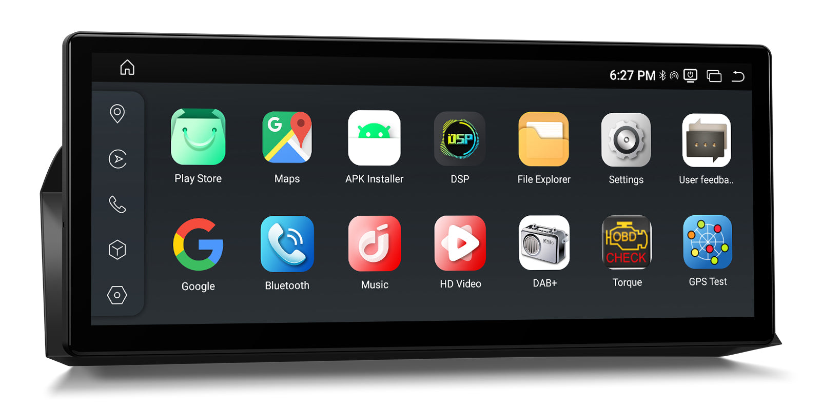 XTRONS QWBX24CCB12E60 12.3 Inch Android 14 Head Unit for BMW 5 Series E60 E61 M5