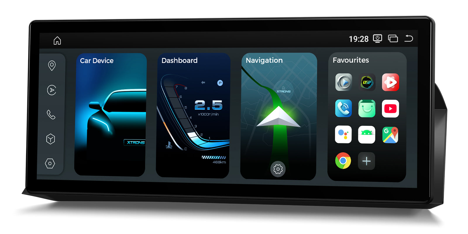 XTRONS QWBX24CCB12E60 12.3 Inch Android 14 Head Unit for BMW 5 Series E60 E61 M5