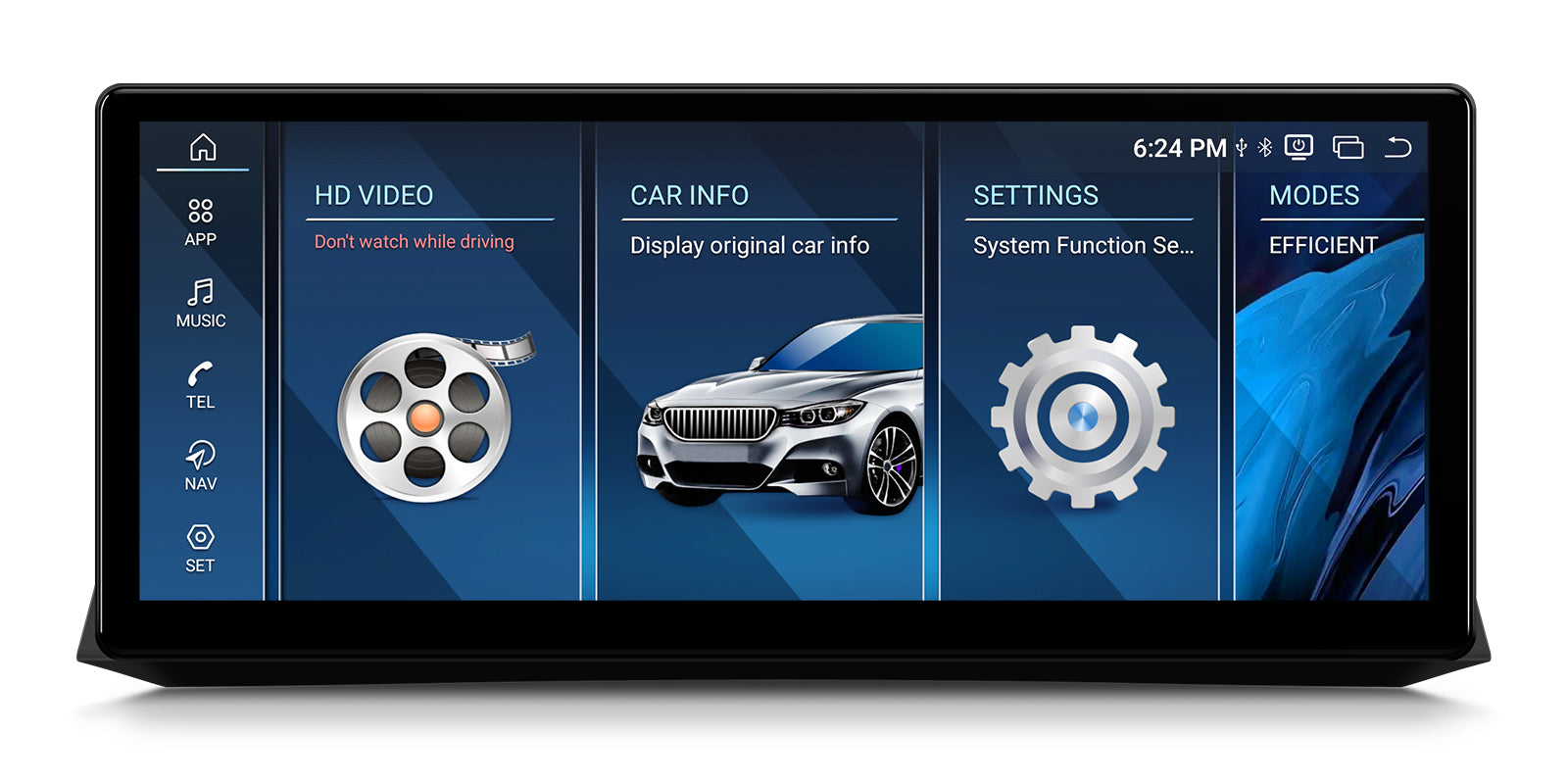 XTRONS QWBX24CCB12E60 BMW 5 Series E60/E61/M5 12.3in Android Head Unit