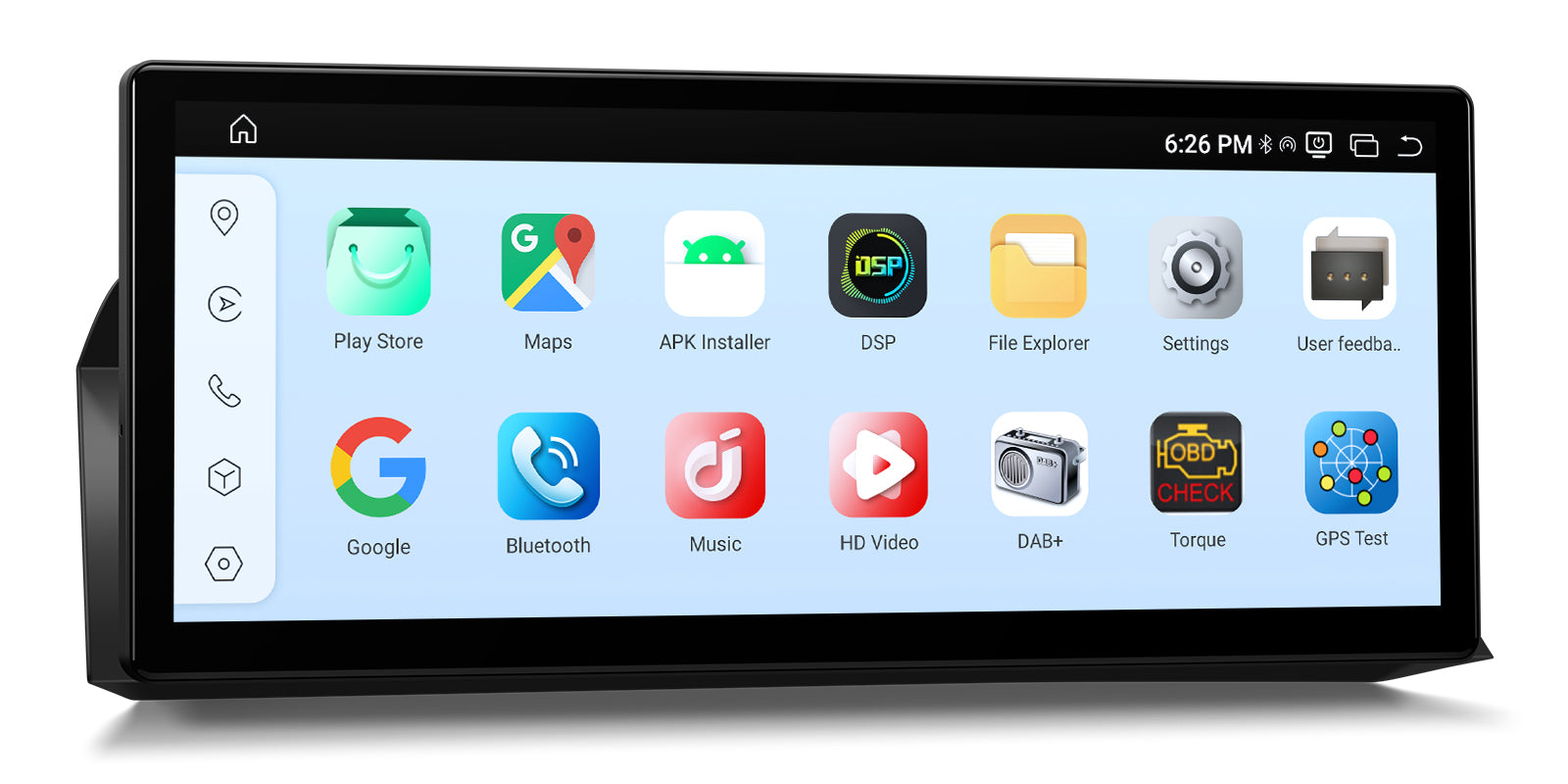 XTRONS QWBX24CCB12E60 12.3 Inch Android 14 Head Unit for BMW 5 Series E60 E61 M5