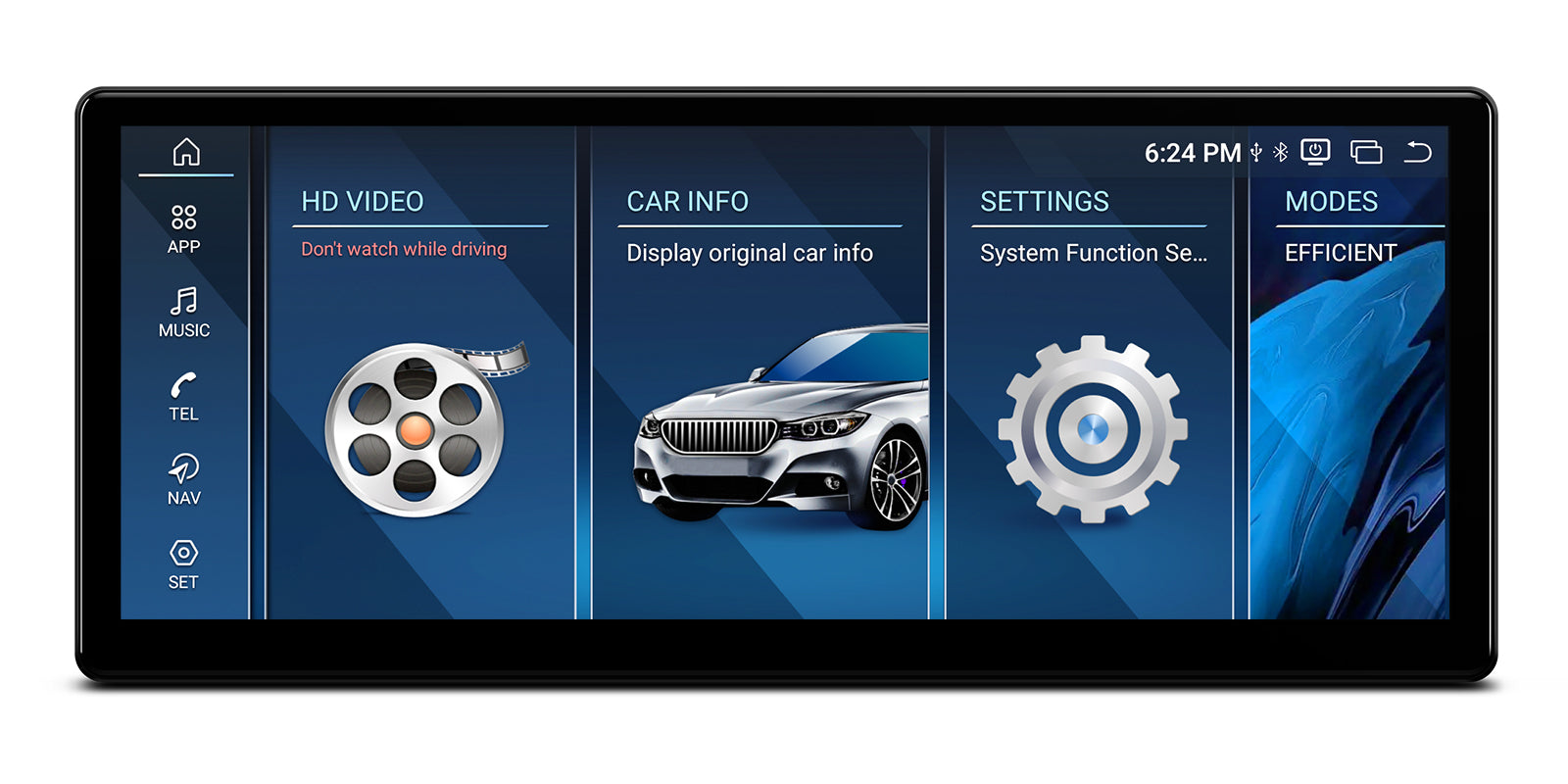 XTRONS QWBX24CCB12E92 12.3in Android 14 Head Unit for BMW 3 Series