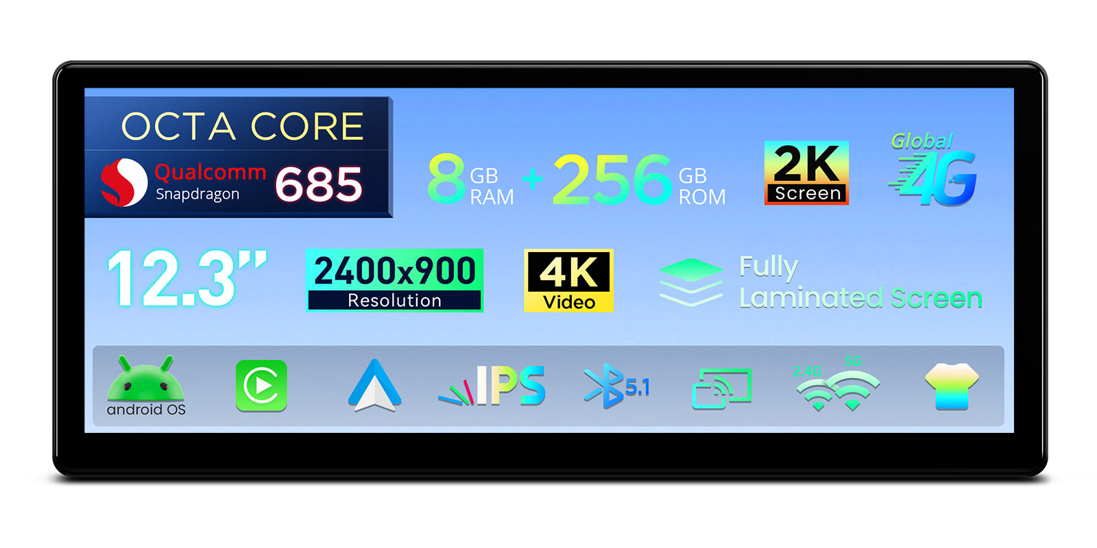 XTRONS BMW 3 Series 12.3in Widescreen Android Head Unit QWBX24CCB12E92
