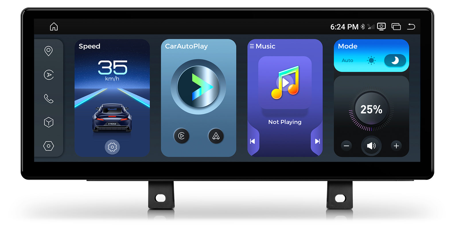 XTRONS QWBX24EVB12THR OEM Widescreen Android 14 Head Unit 12.3in 2K