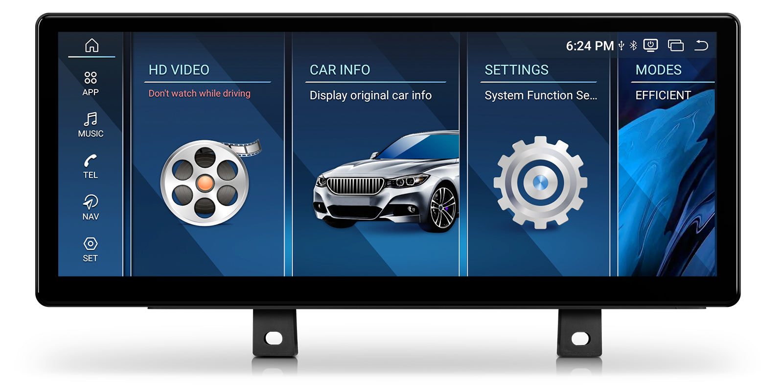 XTRONS QWBX24EVB12THR OEM Widescreen Android 14 Head Unit 12.3in 2K